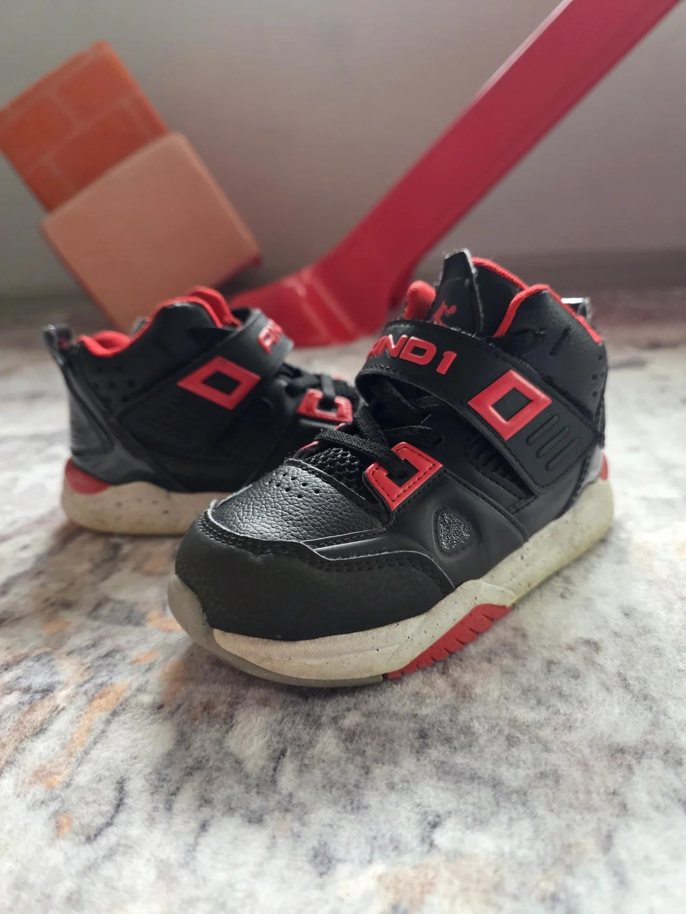AND1 Kids High-Top Basketball Sneakers - Size 11 US